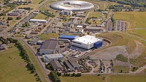 aerial view of diamond light source