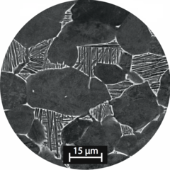 compressor blade microstructure